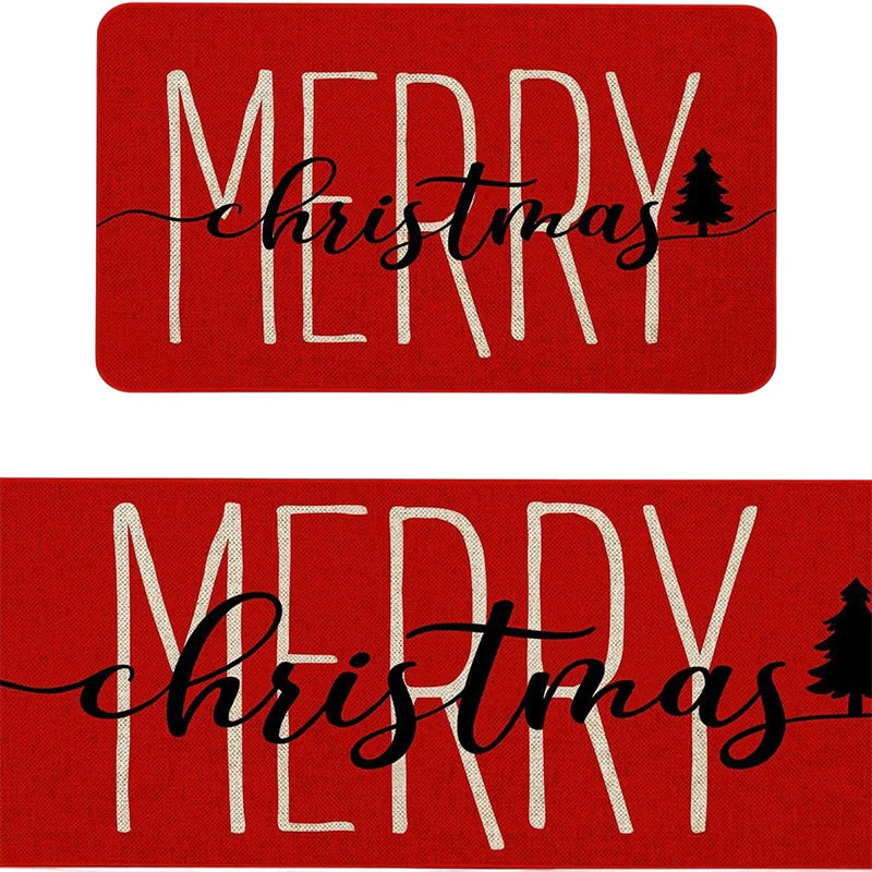 🎄❄️ Antislip Kerst Keukenmatten – Feestelijke Sneeuwpop Ontwerp, Duurzaam & Veelzijdig (Kerstdecoratie voor Keuken & Hal!) - Image 36