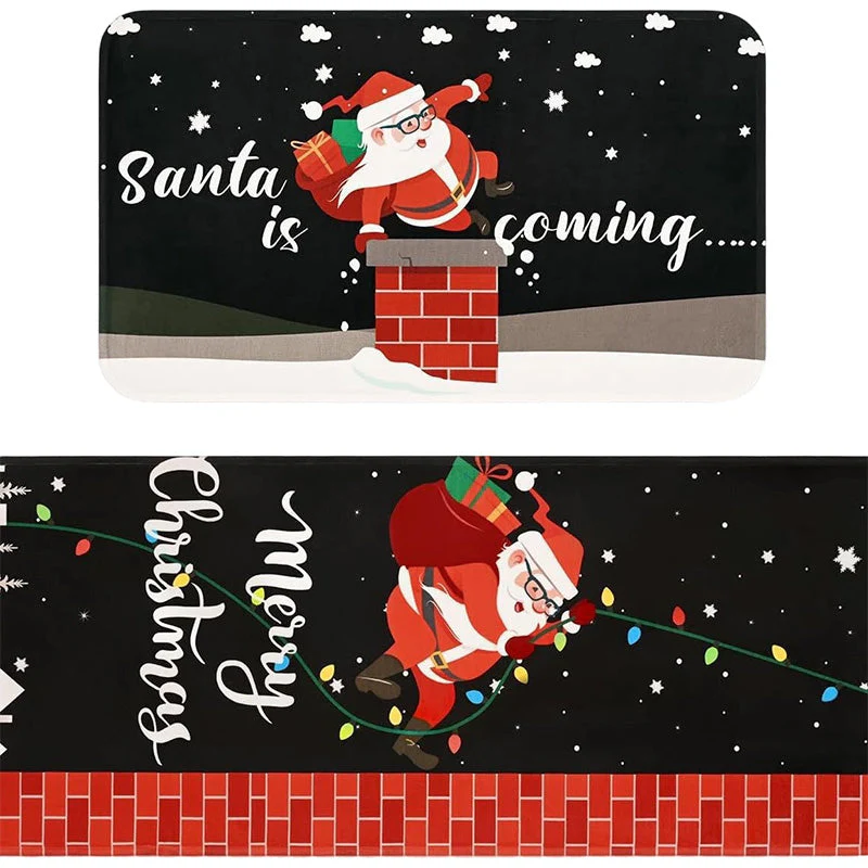🎄❄️ Antislip Kerst Keukenmatten – Feestelijke Sneeuwpop Ontwerp, Duurzaam & Veelzijdig (Kerstdecoratie voor Keuken & Hal!) - Image 37