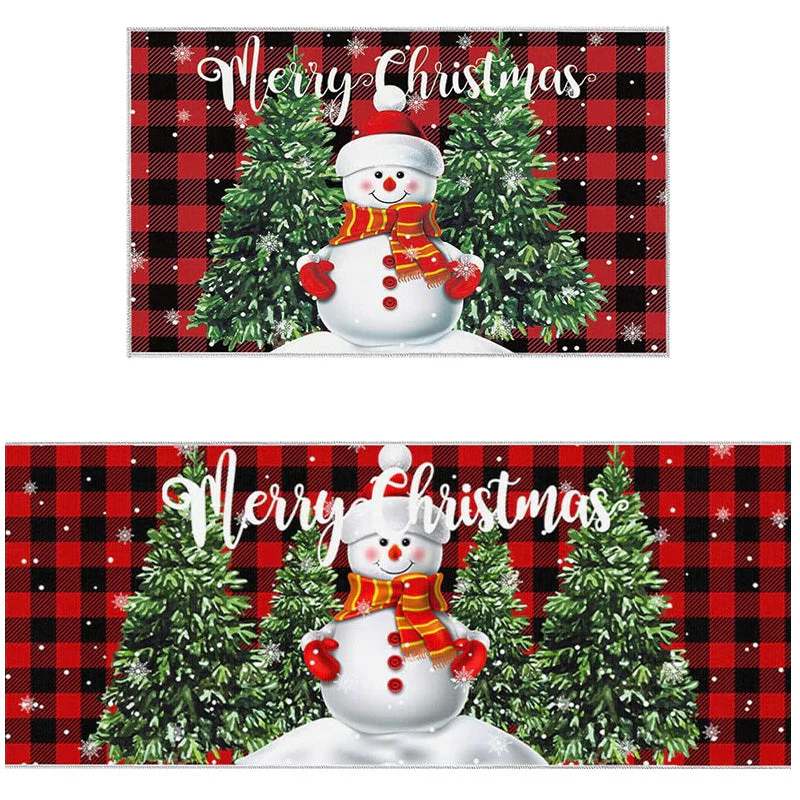 🎄❄️ Antislip Kerst Keukenmatten – Feestelijke Sneeuwpop Ontwerp, Duurzaam & Veelzijdig (Kerstdecoratie voor Keuken & Hal!) - Image 38