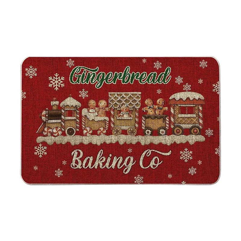 🎄❄️ Antislip Kerst Keukenmatten – Feestelijke Sneeuwpop Ontwerp, Duurzaam & Veelzijdig (Kerstdecoratie voor Keuken & Hal!) - Image 9