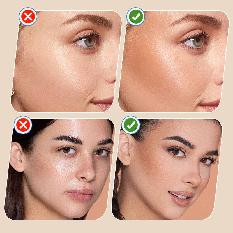🌞Fris De Lente In Met 50% Korting!✨ 2-in-1 Highlighter & Contour Stick – Sculpteer & Verlicht in 1 Stap | 12U Langdurig! - Image 7