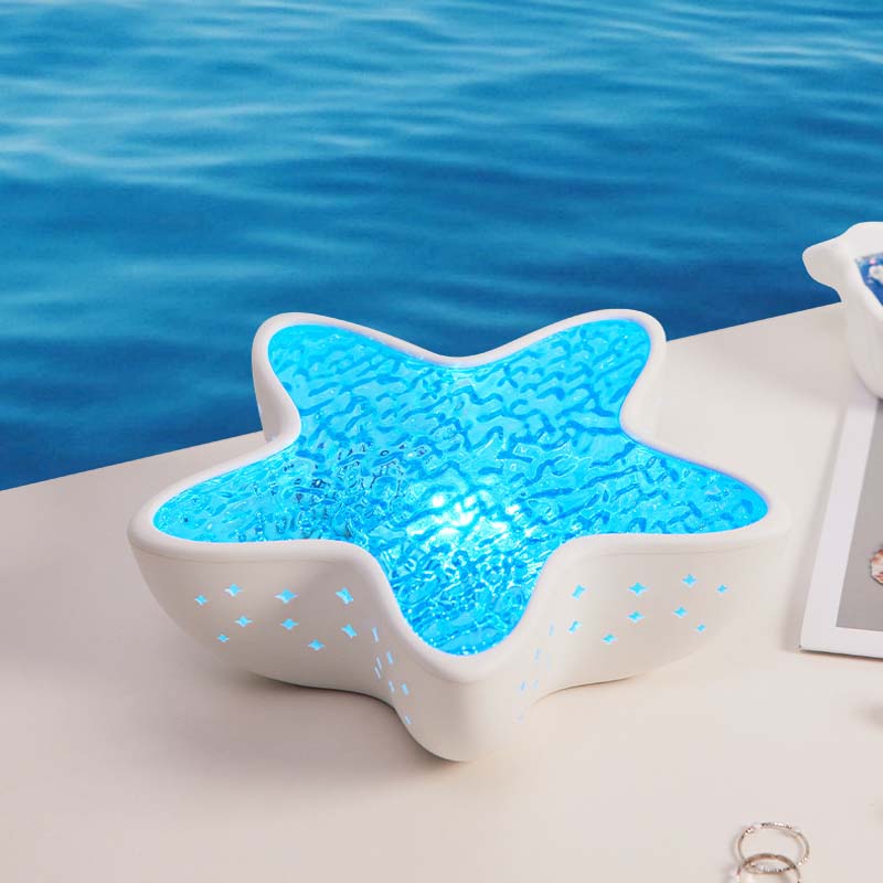 💘Valentijnsaanbieding: 50% Korting! 🐚 Zeester Oceaanprojectorlamp – 7 Kleuren Aurora & Rustgevende Waterrimpels! - Image 6