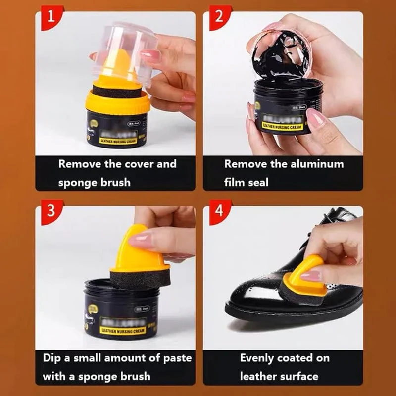 ✨ Leder Reparatie Crème & Schoenpoets – Professionele Kleurherstel, Sneldrogend & Veelzijdig (Oud Leer Nieuw Maken in Minuten!) - Image 8