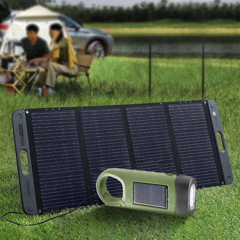 ⛺️🔋💡 Outdoor Noodlamp – Handkruk + Zonne + USB Opladen, LED Licht & Powerbank (Duurzaam & Draagbaar)! - Image 3