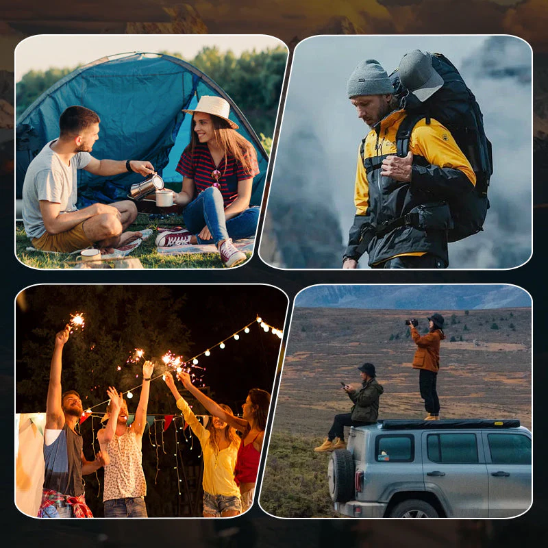 ⛺️🔋💡 Outdoor Noodlamp – Handkruk + Zonne + USB Opladen, LED Licht & Powerbank (Duurzaam & Draagbaar)! - Image 6