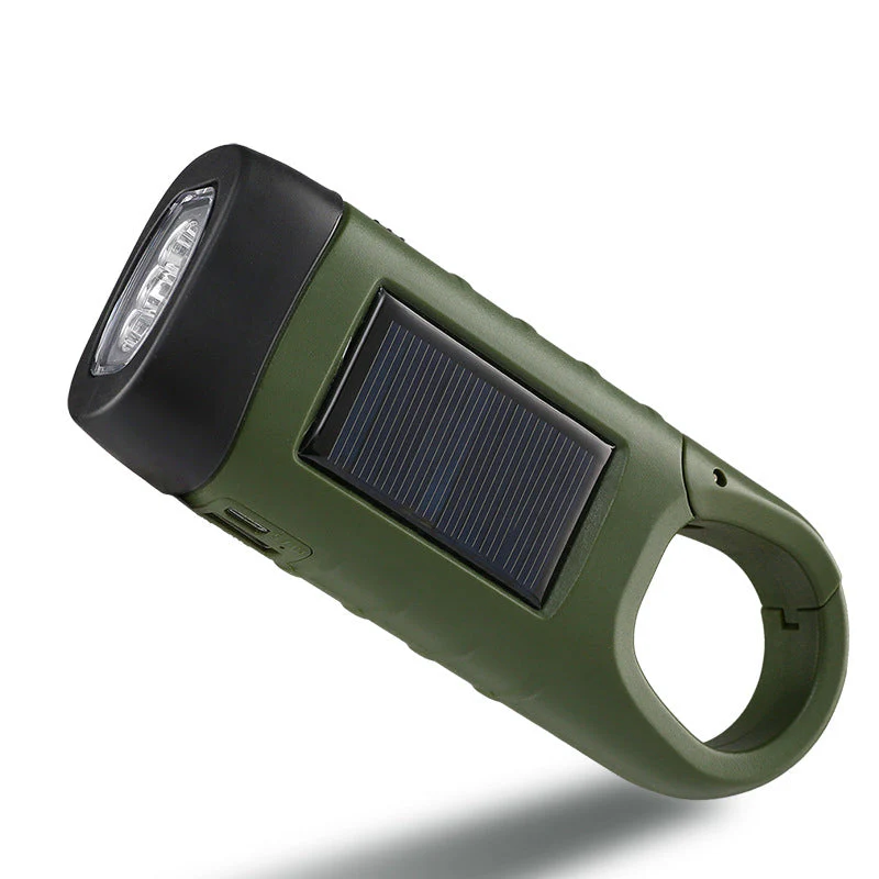 ⛺️🔋💡 Outdoor Noodlamp – Handkruk + Zonne + USB Opladen, LED Licht & Powerbank (Duurzaam & Draagbaar)! - Image 9