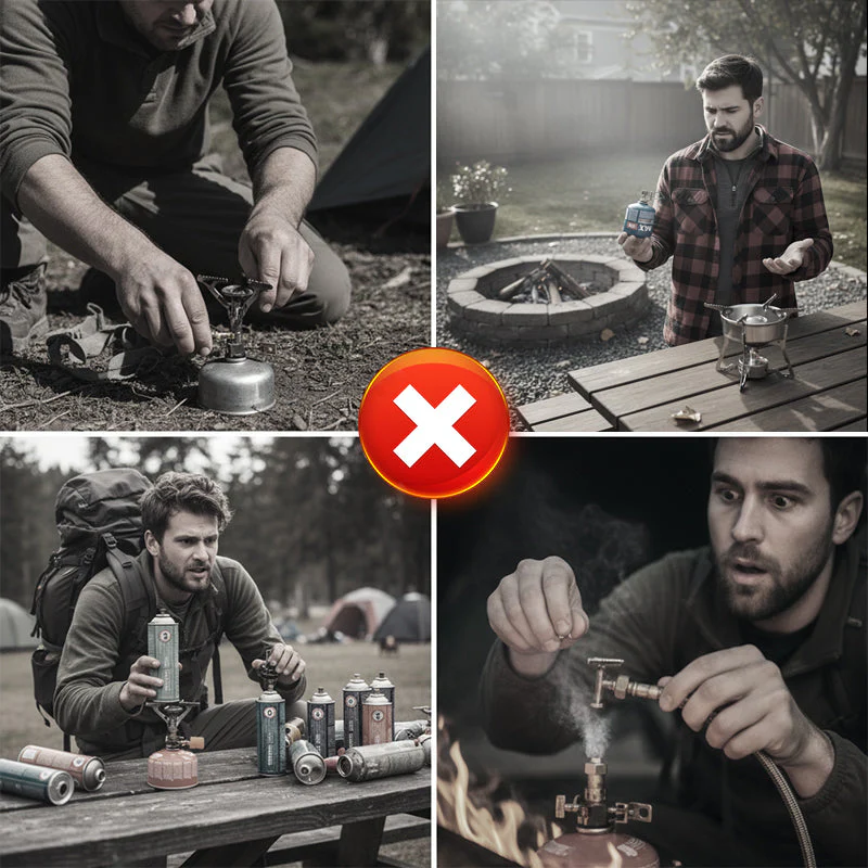 🎄Kerstdeal ALTIJD 50% KORTING!💰 Besparend Gasfles Adapter: Voor Outdoor & Thuis – Duurzame Metaalconstructie + Veilig Vulproces! - Image 2