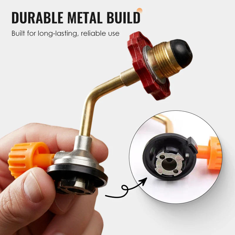 🎄Kerstdeal ALTIJD 50% KORTING!💰 Besparend Gasfles Adapter: Voor Outdoor & Thuis – Duurzame Metaalconstructie + Veilig Vulproces! - Image 4