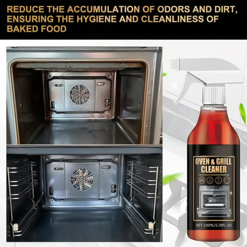 🎉Nieuwjaars Cadeau 50% KORTING!🧼Krachtige Oven- & Grillreinigingsspray: Effortloos Vet & Voedselresten Verwijderen – Zonder Hard Schrobben! - Image 6