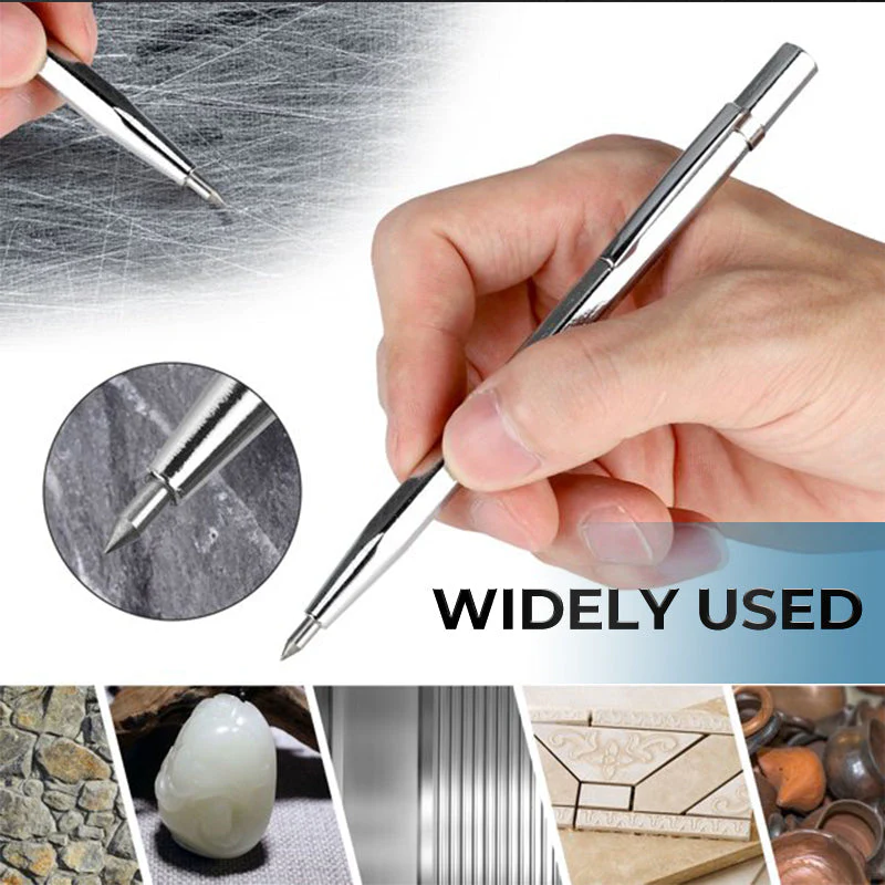 🎉Nieuwjaars Cadeau 50% KORTING!🛠️Wolfraamstaal Marker & Snijpen: Duurzaam & Nauwkeurig – Snij Tegels/Glas & Markeer Metaal Eenvoudig! - Image 3