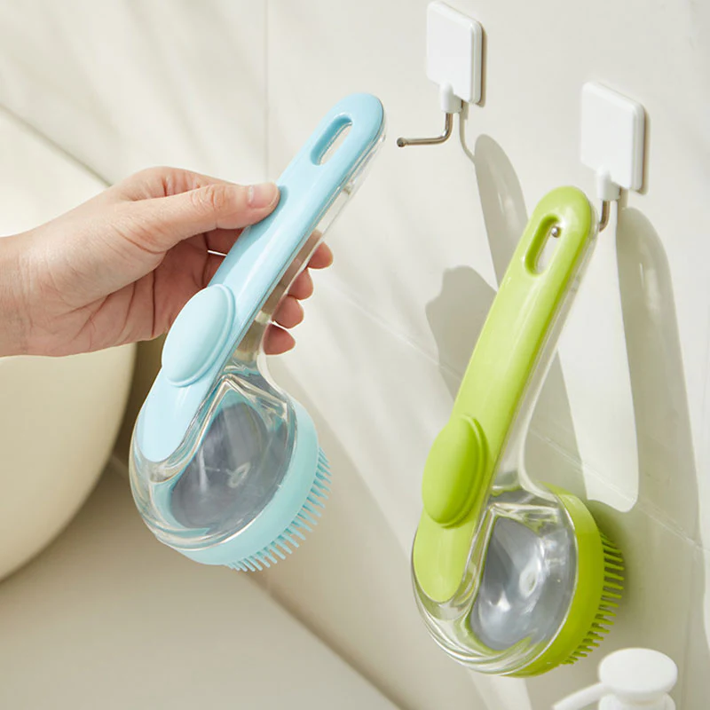🌞Fris De Lente In Met 50% Korting!🐾 Huisdieren Badborstel met Lange Steel & Shampoodispenser – 2 Borstelopties & Zacht Schrobben voor Painless Wasbeurten! - Image 6
