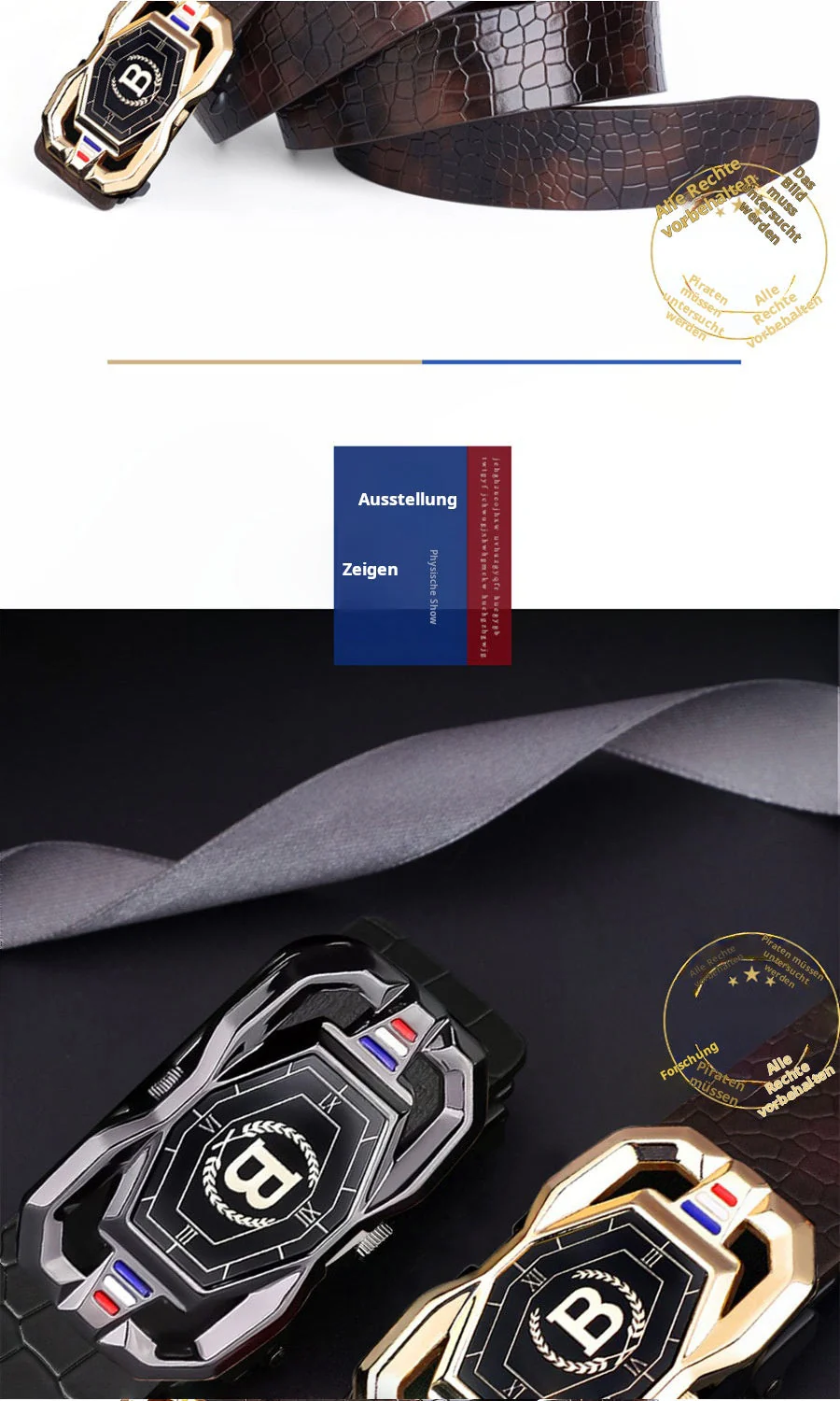 🎉Nieuwjaars Cadeau 50% KORTING!🐊Luxe Leren Herenriem (Krokodillenpatroon + Automatische Gesp) – Stylisch & Gemakkelijk Te Gebruiken: Perfect Voor Formalen & Informele Occasies! - Image 10