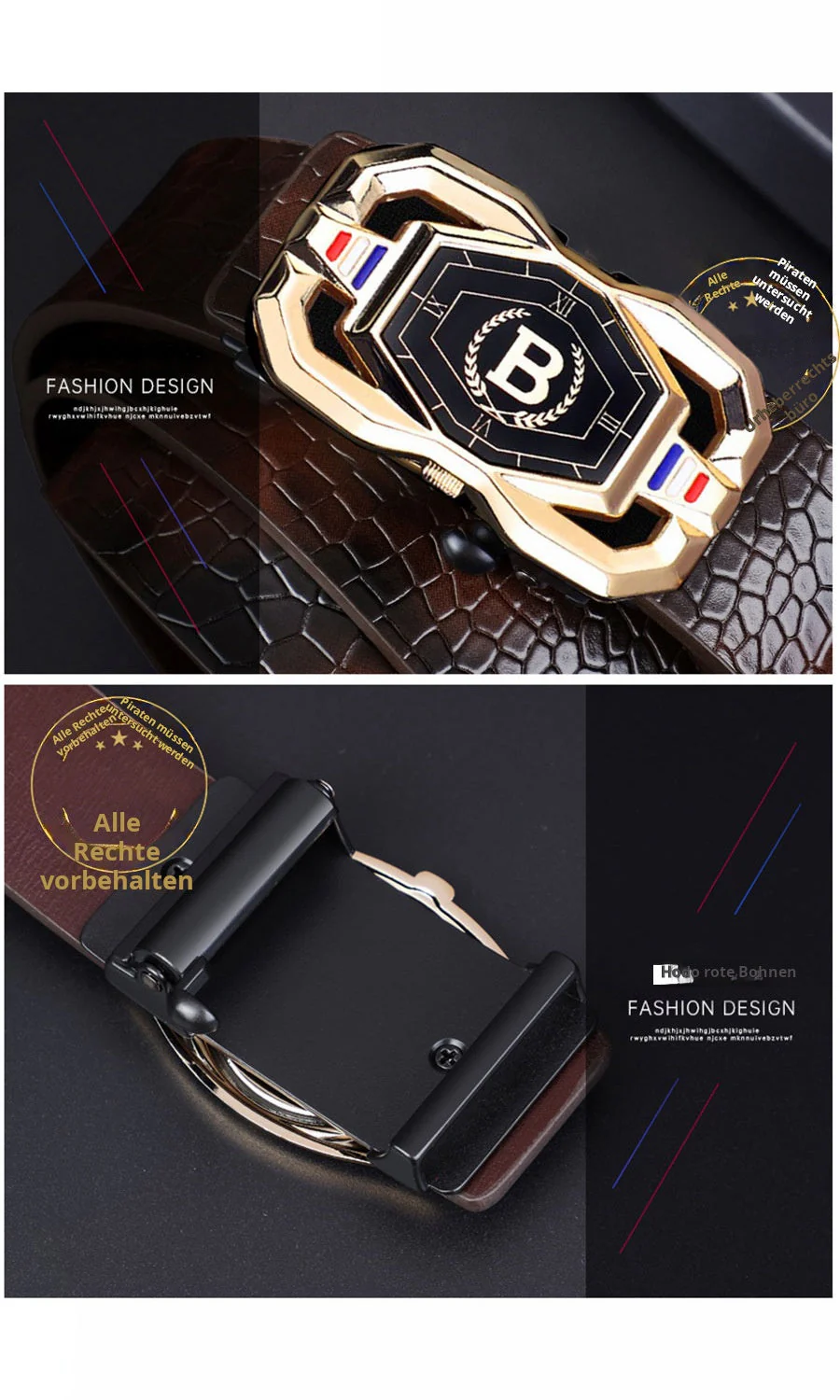 🎉Nieuwjaars Cadeau 50% KORTING!🐊Luxe Leren Herenriem (Krokodillenpatroon + Automatische Gesp) – Stylisch & Gemakkelijk Te Gebruiken: Perfect Voor Formalen & Informele Occasies! - Image 13