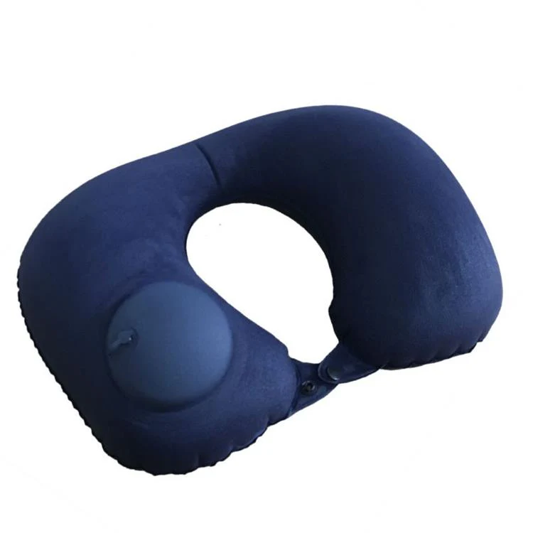 🎉Nieuwjaars Cadeau 50% KORTING!🚄Opblaasbaar U-vormig Reiskussen (Pers Type) - Ingesloten Pomp (30s Opblazen) + Compact Draagbaar: Comfortabel Tijdens Trein/Autoreizen! - Image 11
