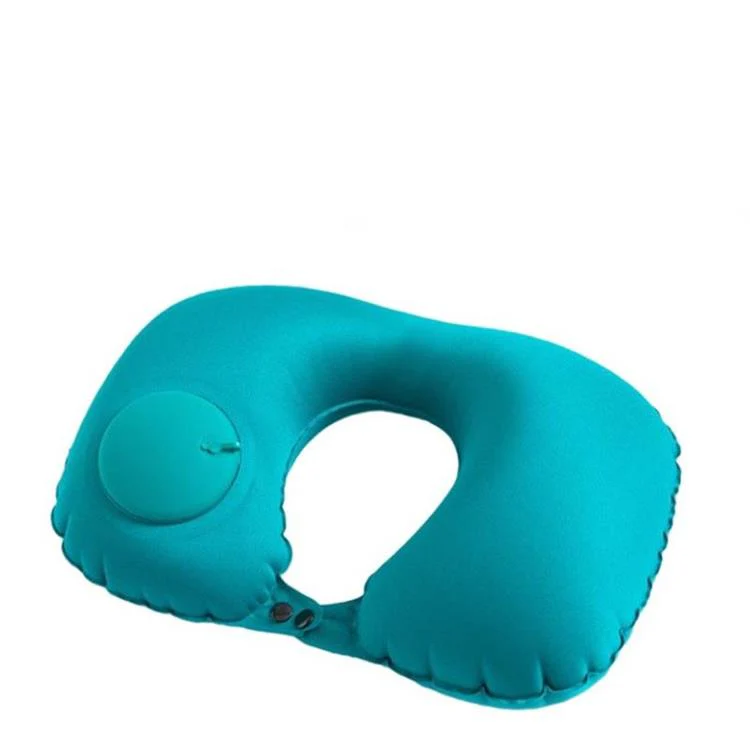 🎉Nieuwjaars Cadeau 50% KORTING!🚄Opblaasbaar U-vormig Reiskussen (Pers Type) - Ingesloten Pomp (30s Opblazen) + Compact Draagbaar: Comfortabel Tijdens Trein/Autoreizen! - Image 8