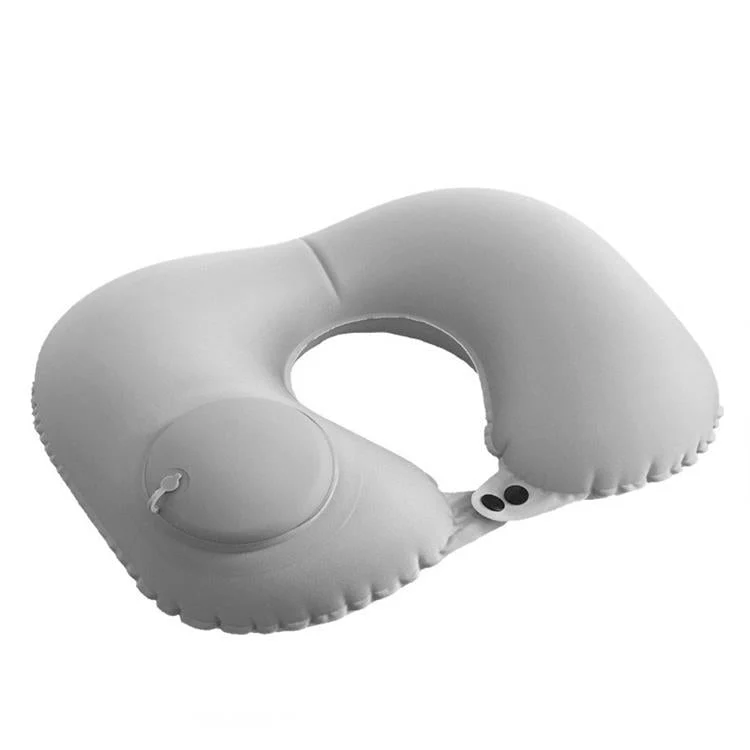 🎉Nieuwjaars Cadeau 50% KORTING!🚄Opblaasbaar U-vormig Reiskussen (Pers Type) - Ingesloten Pomp (30s Opblazen) + Compact Draagbaar: Comfortabel Tijdens Trein/Autoreizen! - Image 9