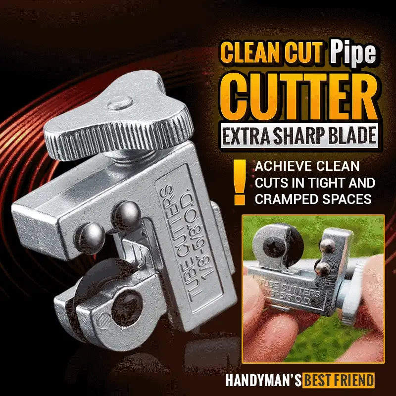 🎄Kerstdeal ALTIJD 50% KORTING!🔧 Pijpsnijder Met Extra Scherp Mes: Schone Snijden in Kleine Ruimtes – Makkelijk Voor PVC, Koper & Staal！