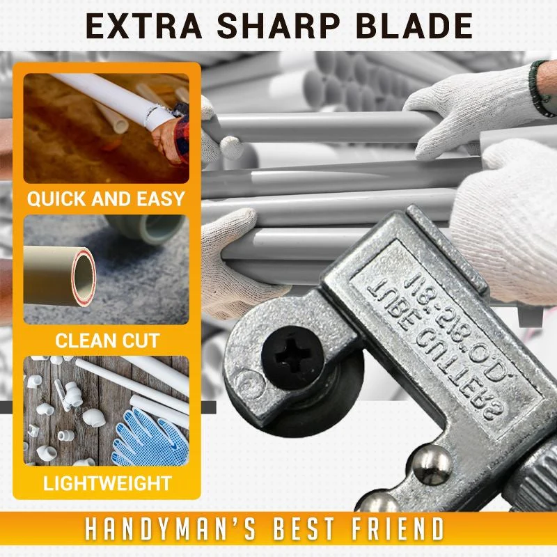 🎄Kerstdeal ALTIJD 50% KORTING!🔧 Pijpsnijder Met Extra Scherp Mes: Schone Snijden in Kleine Ruimtes – Makkelijk Voor PVC, Koper & Staal！ - Image 3