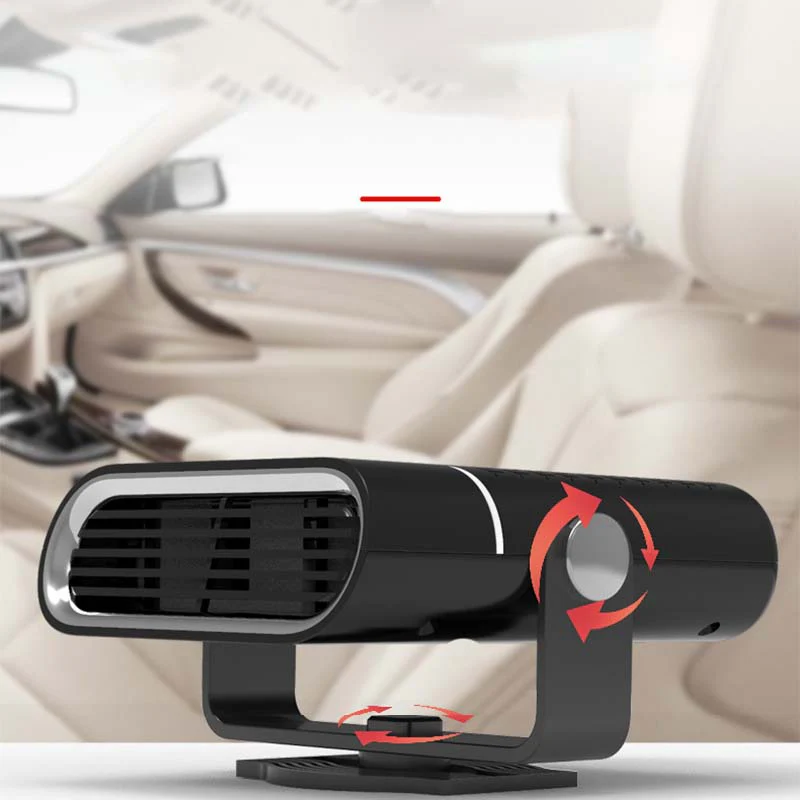 🚗🔥 2-in-1 Draagbare Autoverwarming met 360° Rotatie – Snel Ontdooien, Verwarming & Ventilatie, Stil & Draagbaar voor Winter & Zomer! - Image 4