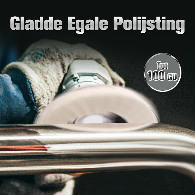 🎉Nieuwjaars Cadeau 50% KORTING!🪚Vilten Polijstschijf Met Klep - Hoogwaardig Wol (115/125mm) & Hoogglans Effect: Voor Metaal, Hout & Autowerk! - Image 2