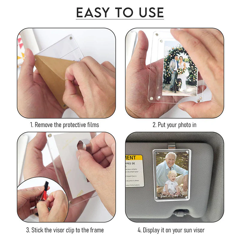 💘Valentijnsaanbieding: 50% Korting! 🖼️Draagbare Magnetische Acryl Fotolijst – Voor Auto & Thuis, Altijd Dierbare Herinneringen in Zicht! - Image 7