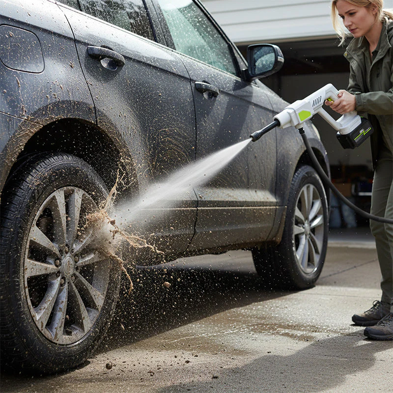 🎄Kerstdeal ALTIJD 50% KORTING!🚿 6-in-1 Draagbare Draadloze Hogedrukreiniger: Zelfaansuigende Waterbron + 60 Minuten Accu – Perfect Voor Auto & Outdoor Schoonmaak！ - Image 7