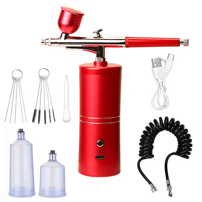 🎉Nieuwjaars Cadeau 50% KORTING!🎨Draadloze Draagbare Airbrushset met Compressor – Nauwkeurig Schilderen Overal, Altijd! - Image 12