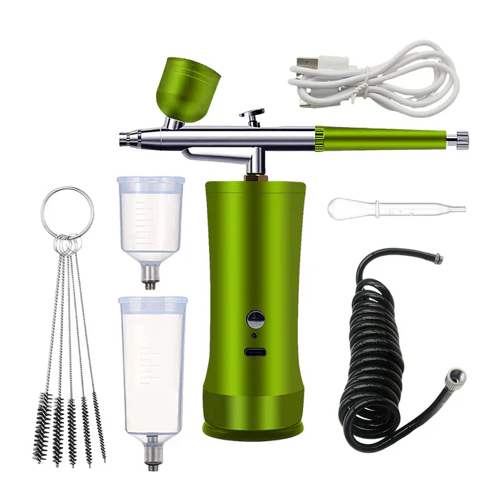 🎉Nieuwjaars Cadeau 50% KORTING!🎨Draadloze Draagbare Airbrushset met Compressor – Nauwkeurig Schilderen Overal, Altijd! - Image 2