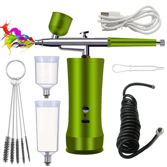 🎉Nieuwjaars Cadeau 50% KORTING!🎨Draadloze Draagbare Airbrushset met Compressor – Nauwkeurig Schilderen Overal, Altijd! - Image 9