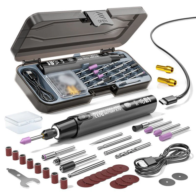 💘Valentijnsaanbieding: 50% Korting! 🪛Draagbare Elektrische Polijst- & Slijpset – 6 Snelheden, 16.000 RPM & Veilig Werk! - Image 8