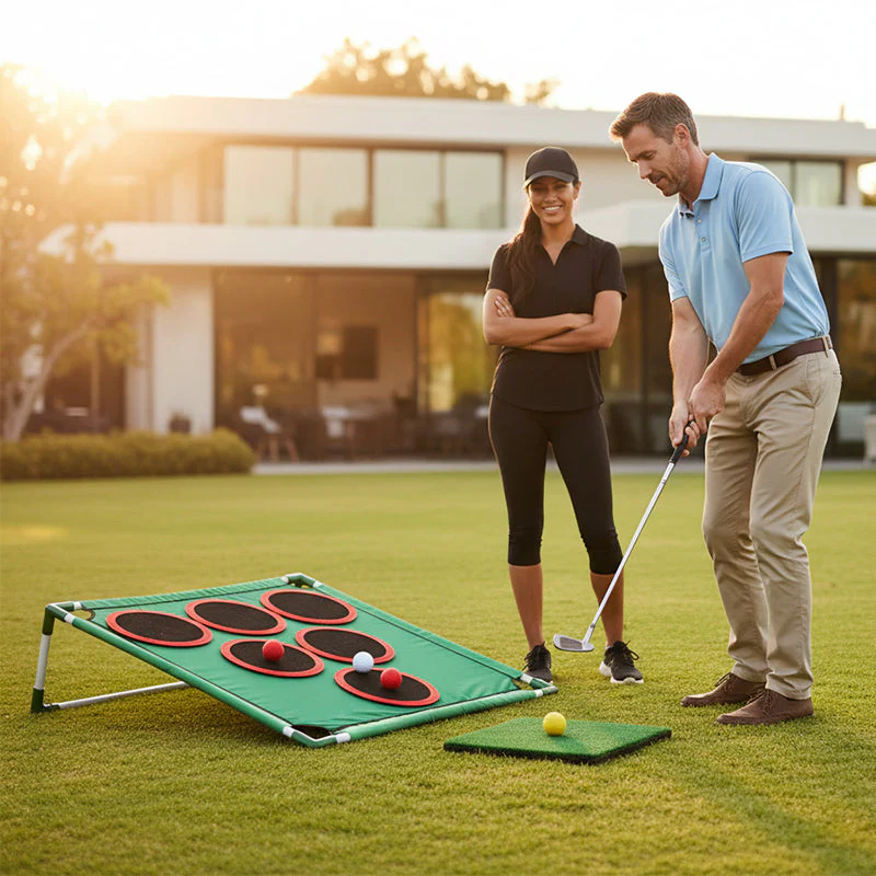 Draagbare golfdoelspel set⛳️👨👩👧👦 Draagbare Golfdoelspel Set voor Kinderen – Ontwikkelt Motorische Vaardigheden, Veelzijdig & Gemakkelijk te Installeren(Perfect voor Gezinsspanning!) - Image 9