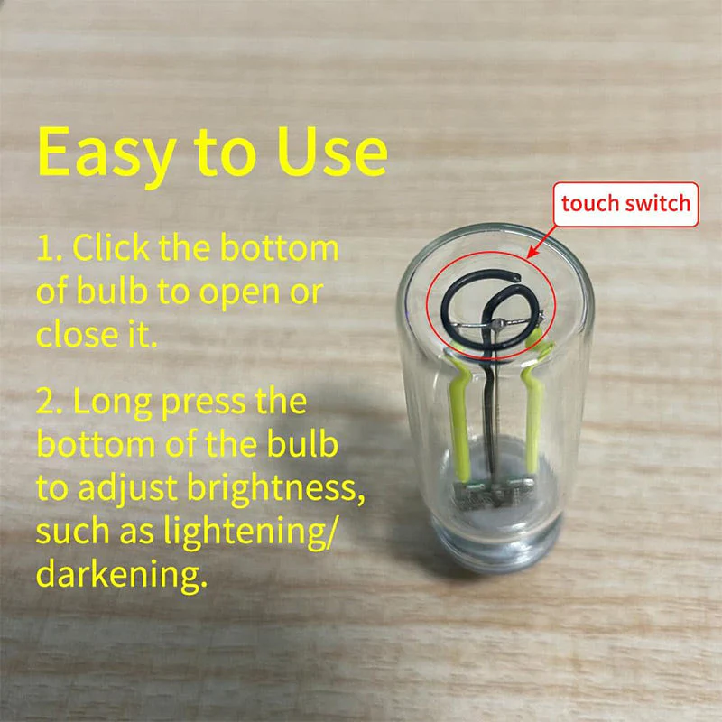 🎉Nieuwjaars Cadeau 50% KORTING!✨ Draagbare Aanraakbediening Glasbol USB Nachtlamp – Instelbare Helderheid, Meerdere Kleuren & Compact (Perfect voor Slaapkamer, Auto of Camping!) - Image 3