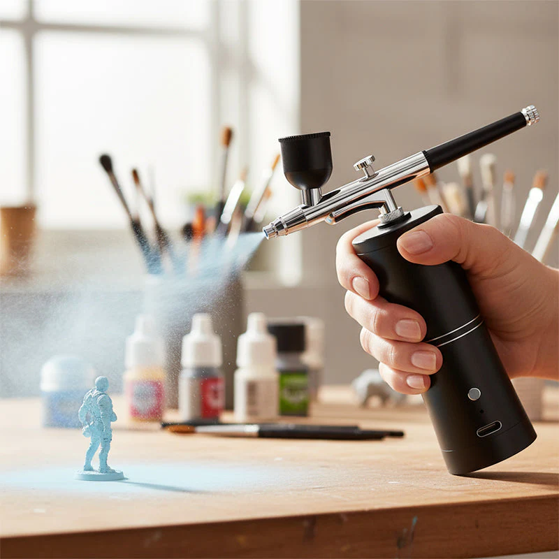 💘Valentijnsaanbieding: 50% Korting! 🖌️Draadloze Elektrische Airbrushkit met Compressor – Draagbaar & Precies voor Creatieve Projecten!