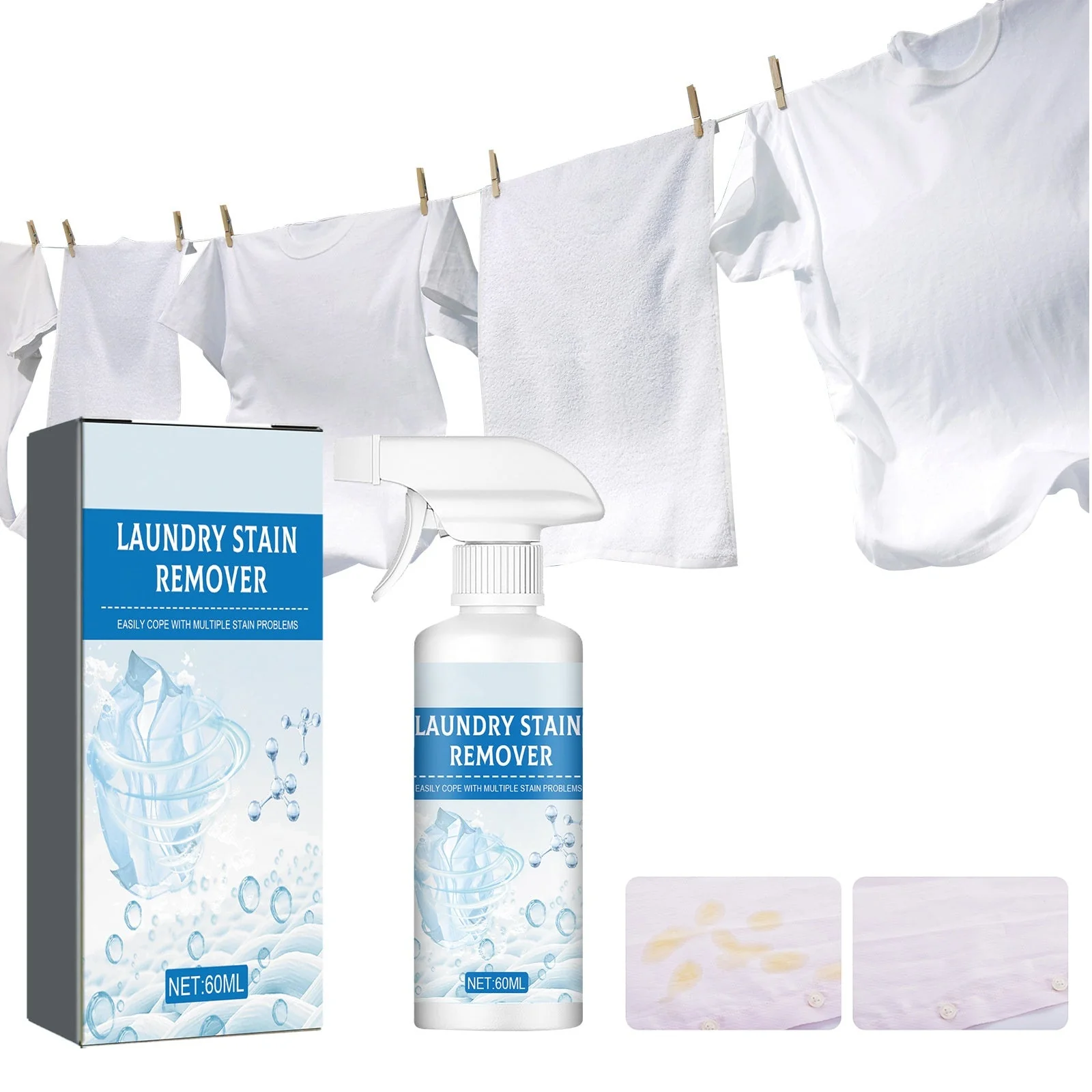 💘Valentijnsaanbieding: 50% Korting!🧺 Krachtige Vlekverwijderaar voor Wassen – Snel & Zacht voor Stoffen! - Image 9