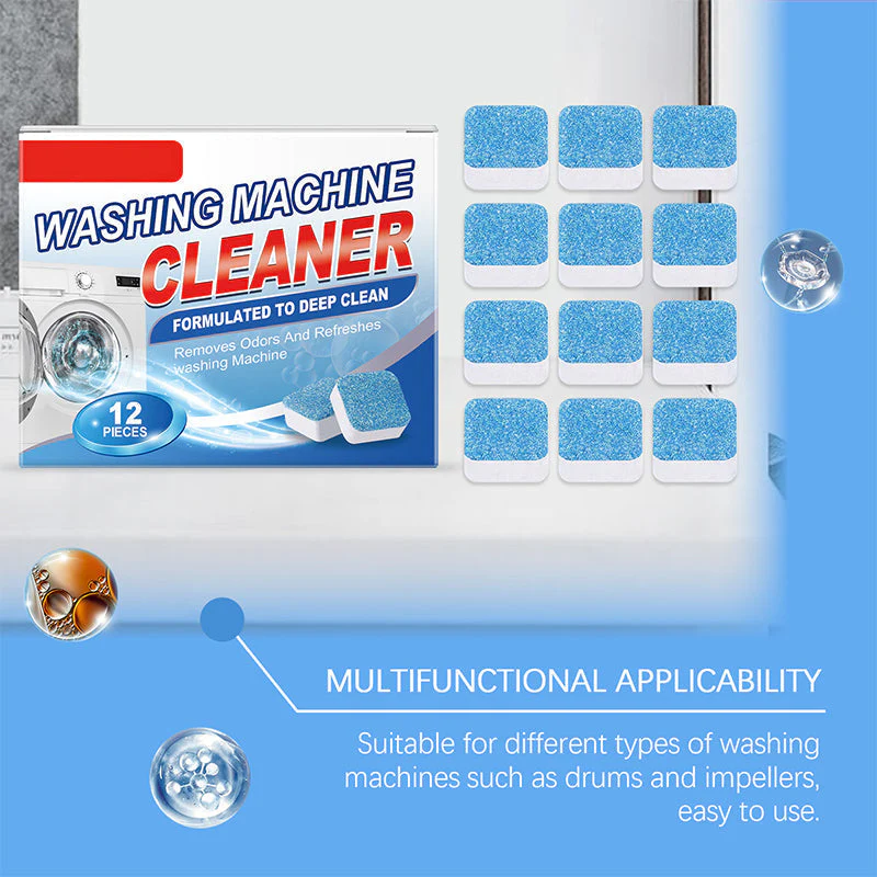 🎉Nieuwjaars Cadeau 50% KORTING!🧼Krachtige Wasmachine Reinigingstabletten: Diep Reiniging + Geurverwijdering – Verleng Levensduur Van Je Machine! - Image 10