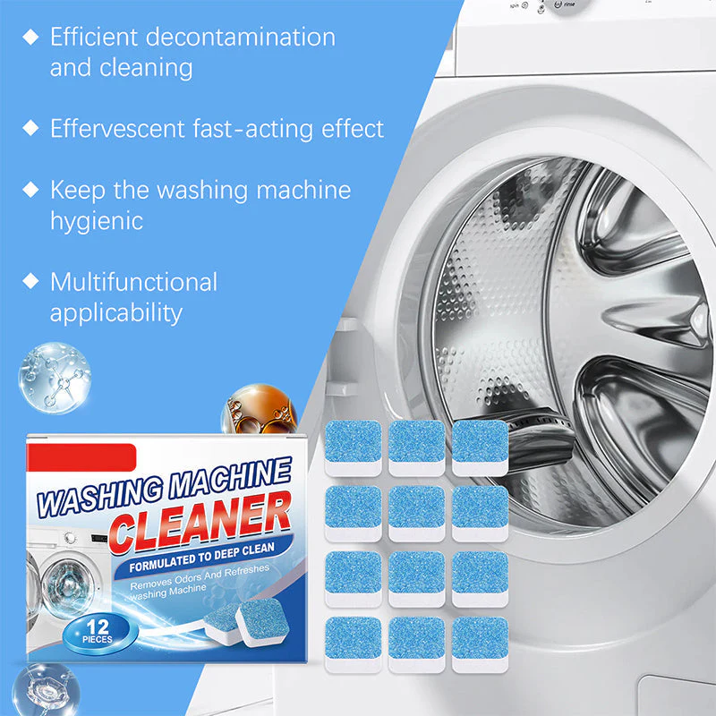 🎉Nieuwjaars Cadeau 50% KORTING!🧼Krachtige Wasmachine Reinigingstabletten: Diep Reiniging + Geurverwijdering – Verleng Levensduur Van Je Machine! - Image 11