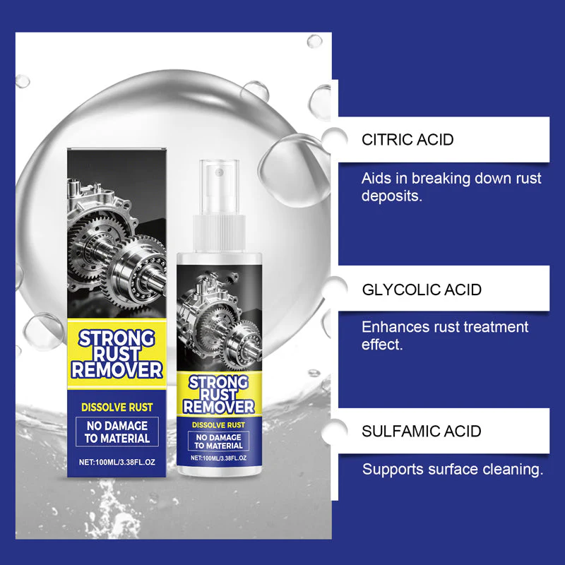 🎉Nieuwjaars Cadeau 50% KORTING!✨Krachtige Auto Roestverwijderingsspray - Roest In Minuten Verwijderen (Zonder Schrobben & Lakschade!) - Image 7