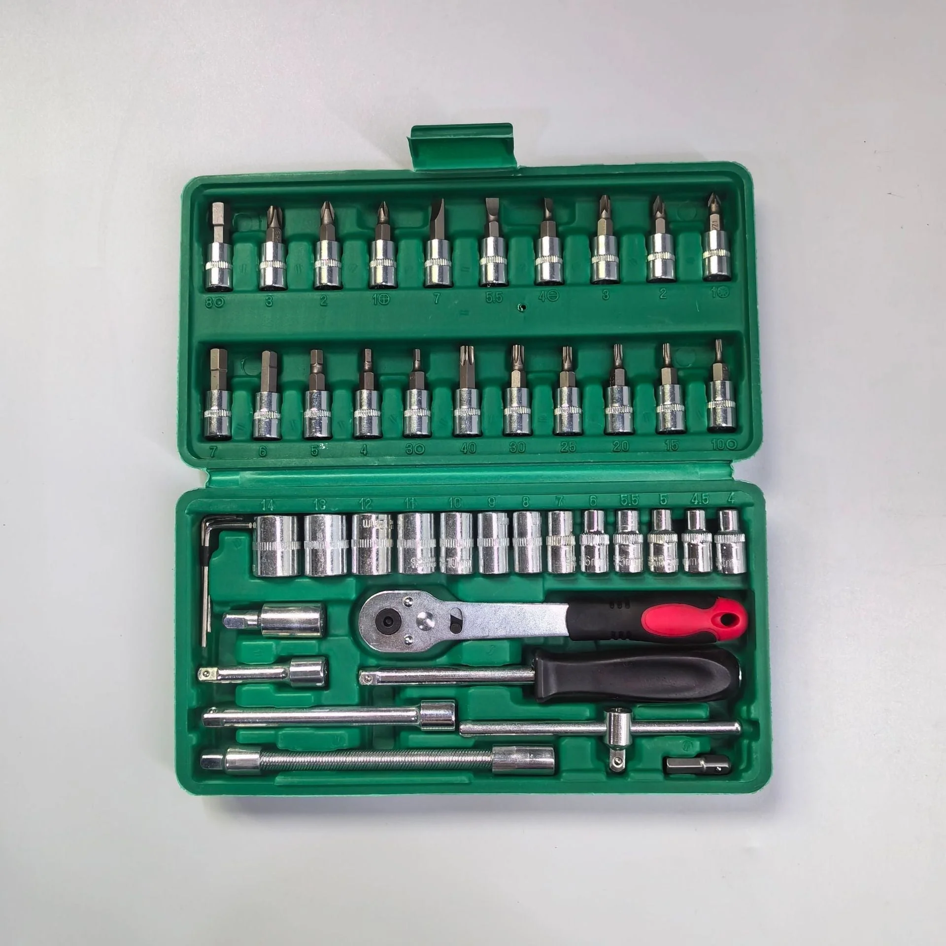 🎉Nieuwjaars Cadeau 50% KORTING!🔧 PowerTool Max 46™ – 46-Delige Steeksleutel Set: Jouw Draagbare Werkplaats in Één Koffer! - Image 11