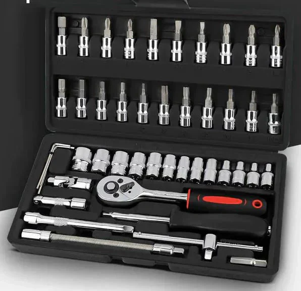 🎉Nieuwjaars Cadeau 50% KORTING!🔧 PowerTool Max 46™ – 46-Delige Steeksleutel Set: Jouw Draagbare Werkplaats in Één Koffer! - Image 5