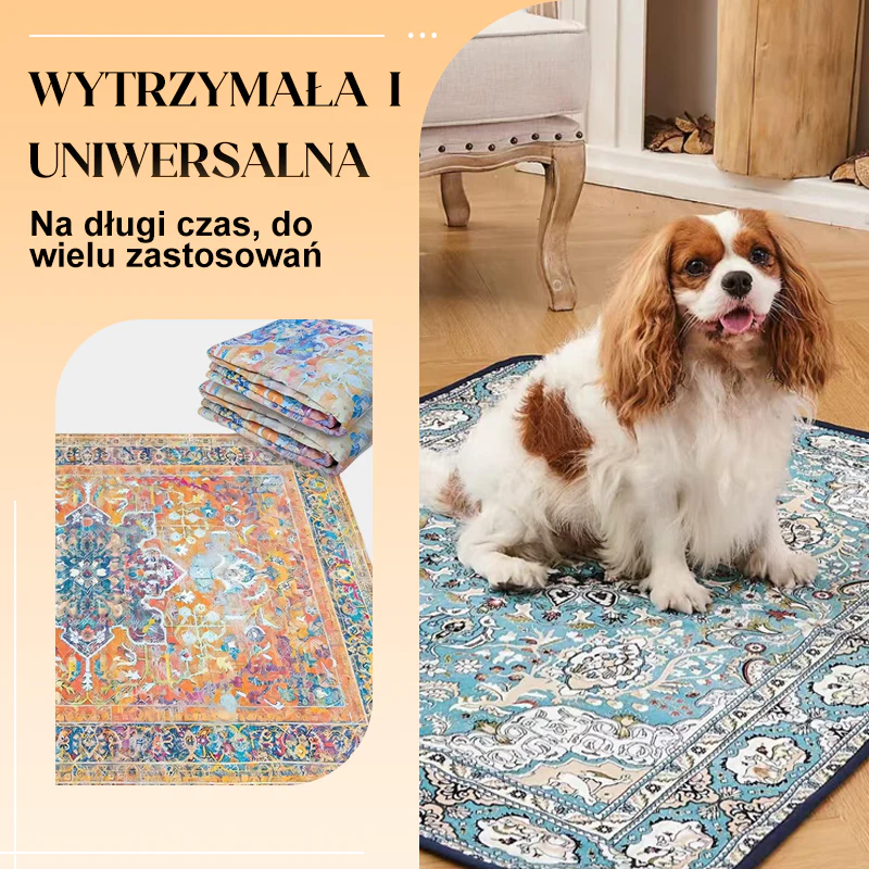 🐾🧺 Wasbare Boho-stijl Huisdiermat – Multifunctioneel, Snelle Absorptie & Antislip（Perfect voor Hondentraining & Thuisdecoratie!） - Image 6