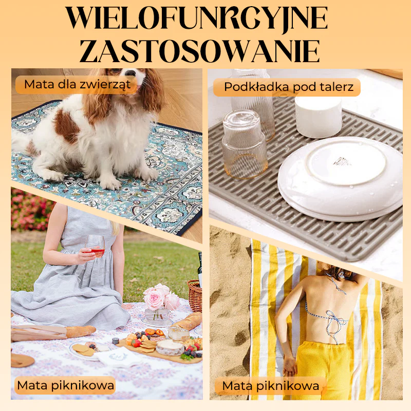 🐾🧺 Wasbare Boho-stijl Huisdiermat – Multifunctioneel, Snelle Absorptie & Antislip（Perfect voor Hondentraining & Thuisdecoratie!） - Image 7