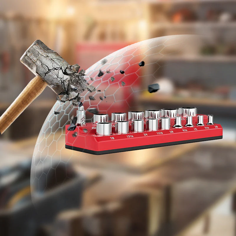 🎉Nieuwjaars Cadeau 50% KORTING!🧰Magnetische Dopsleutelhouder Set (Kleurcodeerd): Sterke Magneet & Ruimtebesparend – Sneller Werk In Elke Werkplaats! - Image 4