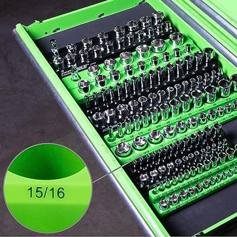 🎉Nieuwjaars Cadeau 50% KORTING!🧰Magnetische Dopsleutelhouder Set (Kleurcodeerd): Sterke Magneet & Ruimtebesparend – Sneller Werk In Elke Werkplaats! - Image 8