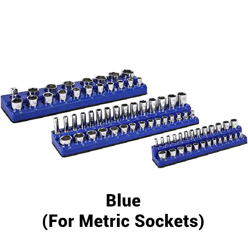 🎉Nieuwjaars Cadeau 50% KORTING!🧰Magnetische Dopsleutelhouder Set (Kleurcodeerd): Sterke Magneet & Ruimtebesparend – Sneller Werk In Elke Werkplaats! - Image 9