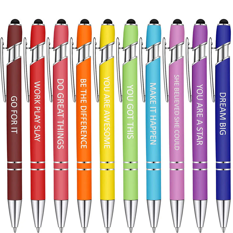 🎄Kerstdeal ALTIJD 50% KORTING!✝️ Premium Comfort Bijbelverspennen (10 stuks): 2-in-1 Pen + Stylus – Elke Met Uniek Bijbelvers - Image 5