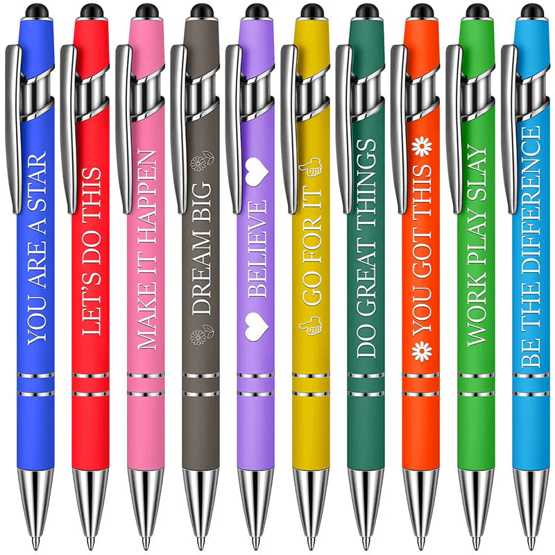 🎄Kerstdeal ALTIJD 50% KORTING!✝️ Premium Comfort Bijbelverspennen (10 stuks): 2-in-1 Pen + Stylus – Elke Met Uniek Bijbelvers - Image 7