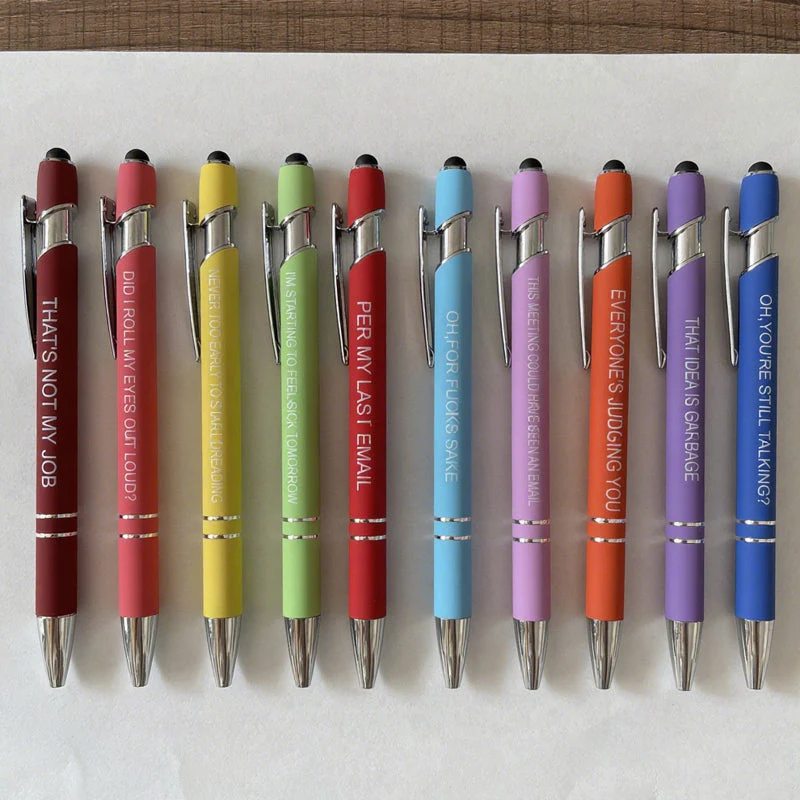🎄Kerstdeal ALTIJD 50% KORTING!✝️ Premium Comfort Bijbelverspennen (10 stuks): 2-in-1 Pen + Stylus – Elke Met Uniek Bijbelvers - Image 9