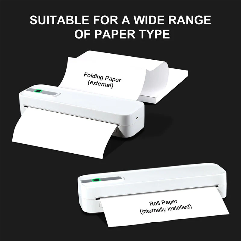 🖤Black Friday topper!✨ Draagbare Bluetooth Thermische A4 Printer – Inkvrij, Multi-Formaat & Lange Standby (Mobiel Printen Voor Zaken, Studie & Creatie!) - Image 6