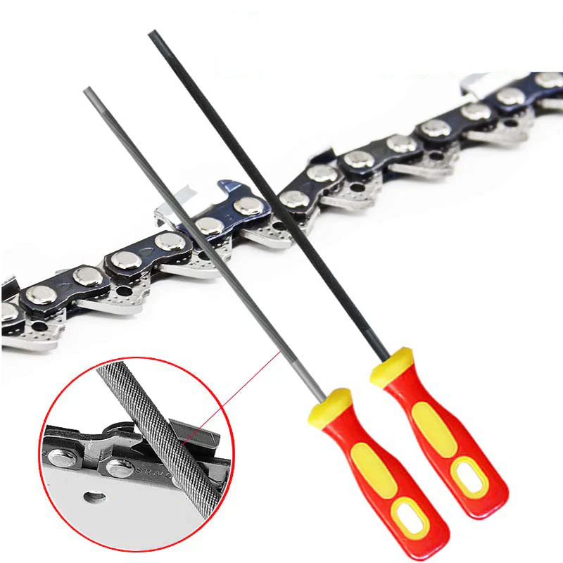 🎄Kerstdeal ALTIJD 50% KORTING!🔪 Professionele Kettingzaag-Slijpvijl: Hoogwaardig Staal + Meerdere Maten – Snelle Scherpteherstel！