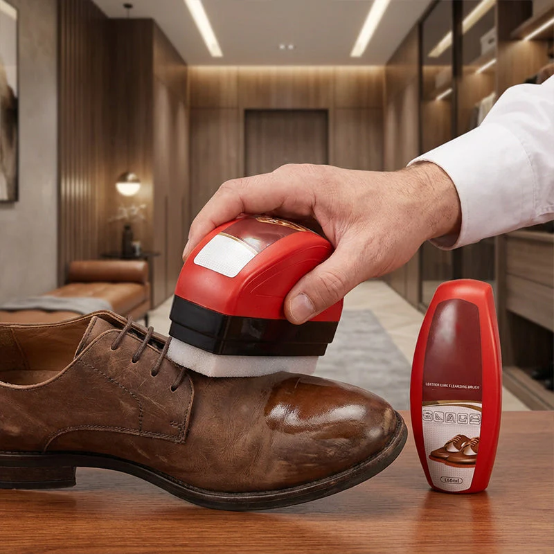 🎉Nieuwjaars Cadeau 50% KORTING!🧽Professionele LederverzorgingsSpons: Alles-in-één Reinigen, Verzorgen & Polijsten – Schoenen & Lederwaren Vernieuwen In Minuten! - Image 2